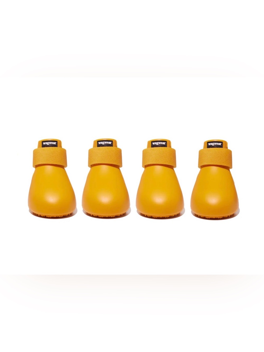 Wagwellies by Wagwear Yellow Dog Boots (XS)